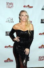 SARAH FRENCH at Death Count Premiere at Galaxy Theatres in Las Vegas 01/07/2022