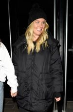 SARAH HUTCHINSON and CHARLOTTE TAUNDRY Leaves Dakota Grill in Manchester 01/05/2022