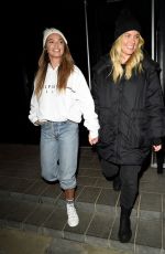 SARAH HUTCHINSON and CHARLOTTE TAUNDRY Leaves Dakota Grill in Manchester 01/05/2022
