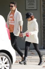 SARAH HYLAND and Wells Adams Out in Los Angeles 01/08/2022