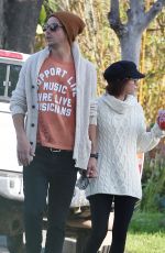 SARAH HYLAND and Wells Adams Out in Los Angeles 01/08/2022
