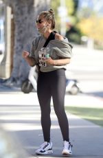 SARAH MICHELLE GELLAR Out for Iced Coffee After Workout in Brentwood 01/11/2022