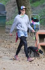 SARAH SILVERMAN Out with her Dog at a Park in Los Feliz 01/11/2022