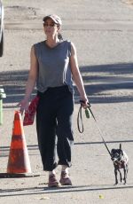 SARAH SILVERMAN Out with Her Dog in Los Angeles 01/21/2022