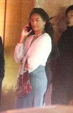 SASHA and MALIA OBAMA Out in Hollywood 01/29/2022