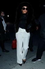SAWEETIE Arrives at Lakers vs Hawks Game in Los Angeles 01/07/2022