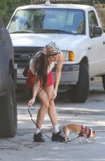 SCOUT WILLIS Out with Her Dog in West Hollywood 01/20/2022