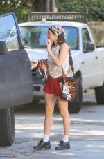 SCOUT WILLIS Out with Her Dog in West Hollywood 01/20/2022