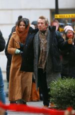 SELENA GOMEZ on the Set of Only Murders in the Building, Season 2 in New York 01/24/2022