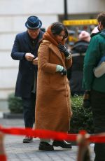 SELENA GOMEZ on the Set of Only Murders in the Building, Season 2 in New York 01/24/2022