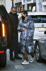 SELENA GOMEZ Out and About in New York 01/23/2022