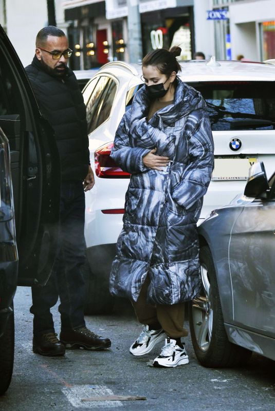 SELENA GOMEZ Out and About in New York 01/23/2022