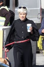 SELMA BLAIR and Ron Carlson Out for Coffee in Studio City 12/31/2021