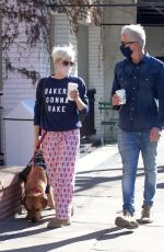 SELMA BLAIR Out for Coffee in Los Angeles 01/11/2022