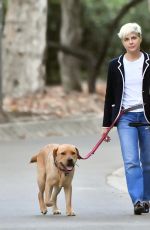 SELMA BLAIR Out with Her Dogs in Los Angeles 01/02/2022