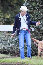 SELMA BLAIR Out with Her Dogs in Los Angeles 01/02/2022