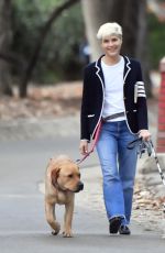SELMA BLAIR Out with Her Dogs in Los Angeles 01/02/2022