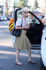 SELMA BLAIR Out with Her Service Dog in Los Angeles 01/24/2022