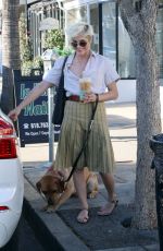 SELMA BLAIR Out with Her Service Dog in Los Angeles 01/24/2022