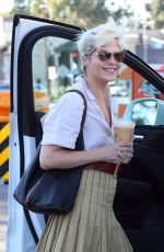 SELMA BLAIR Out with Her Service Dog in Los Angeles 01/24/2022