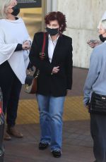 SHARON OSBOURNE Shopping at Neiman Marcus in Beverly Hills 01/06/2022