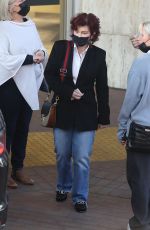 SHARON OSBOURNE Shopping at Neiman Marcus in Beverly Hills 01/06/2022