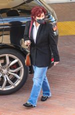 SHARON OSBOURNE Shopping at Neiman Marcus in Beverly Hills 01/06/2022