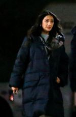 SHAY MITCHELL and Kendrick Sampson on the Set of Something from Tiffany