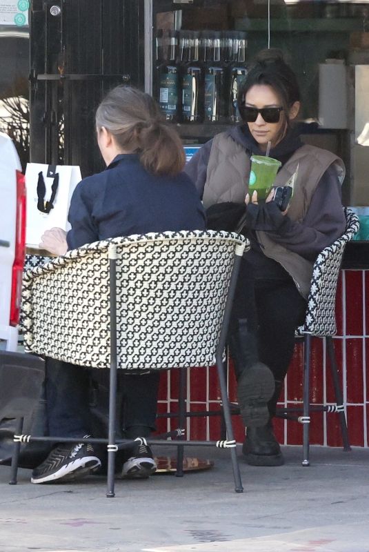 SHAY MITCHELL Out for Lunch with Friend in Silver Lake 01/30/2022