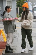 SHAY MITCHELL Out for Pizza with Friends in West Hollywood 01/17/2022