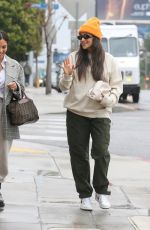 SHAY MITCHELL Out for Pizza with Friends in West Hollywood 01/17/2022