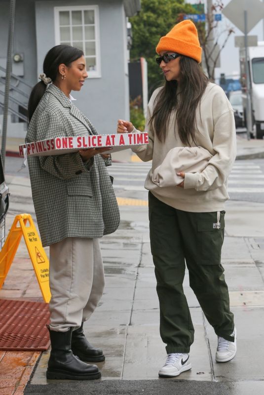 SHAY MITCHELL Out for Pizza with Friends in West Hollywood 01/17/2022