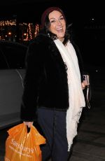 SHIRLEY BALLAS Arrives at Her Hotel in Leeds 01/25/2022