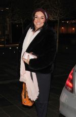 SHIRLEY BALLAS Arrives at Her Hotel in Leeds 01/25/2022