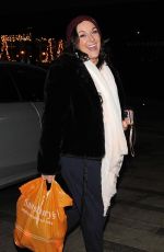 SHIRLEY BALLAS Arrives at Her Hotel in Leeds 01/25/2022