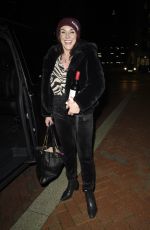 SHIRLEY BALLAS Arrives at Her Hotel in Manchester 01/29/2022