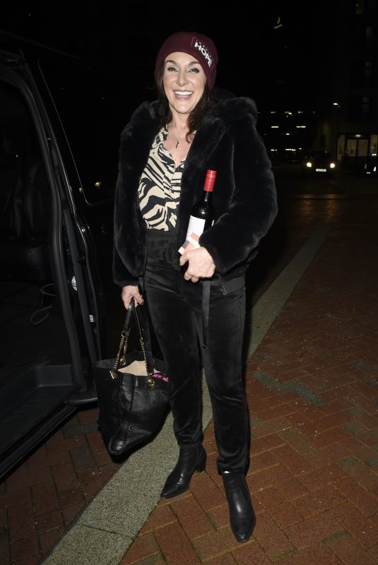 SHIRLEY BALLAS Arrives at Her Hotel in Manchester 01/29/2022