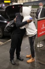 SINITTA Arrives at Airport in London 01/17/2022