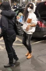 SINITTA Arrives at Airport in London 01/17/2022