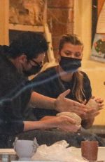 SOFIA RICHIE and Elliot Grainge at Bitter Root Pottery in Los Angeles 01/07/2022