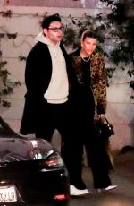 SOFIA RICHIE and Elliot Grainge Out for Dinner at Sunset Towers Hotel in Los Angeles 01/29/2022