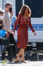 SOFIA VERGARA on the Set of new Netflix drama Griselda in Los Angeles 01/20/2022
