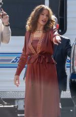 SOFIA VERGARA on the Set of new Netflix drama Griselda in Los Angeles 01/20/2022