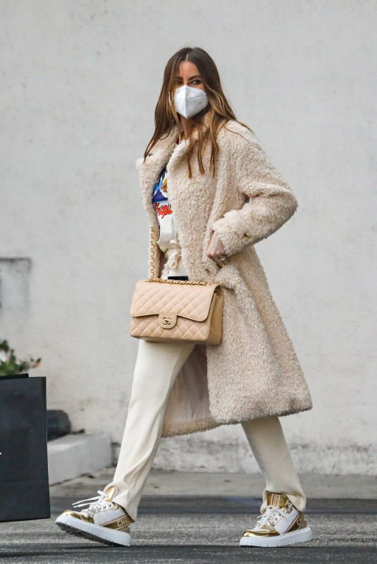 SOFIA VERGARA Out Shopping in Beverly Hills 01/07/2022