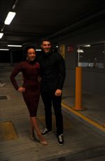 STEPHANIE DAVIS and Joseph Mckalroy Night Out in Manchester 01/30/2022