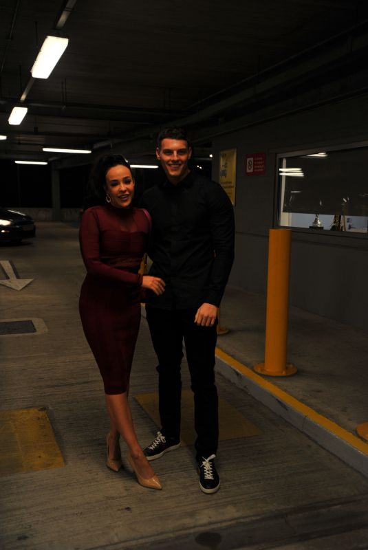 STEPHANIE DAVIS and Joseph Mckalroy Night Out in Manchester 01/30/2022