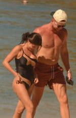 SVETA BILYALOVA and Harry Jowsey Out at a Beach of Papagayo in Cost Rica 01/09/2022