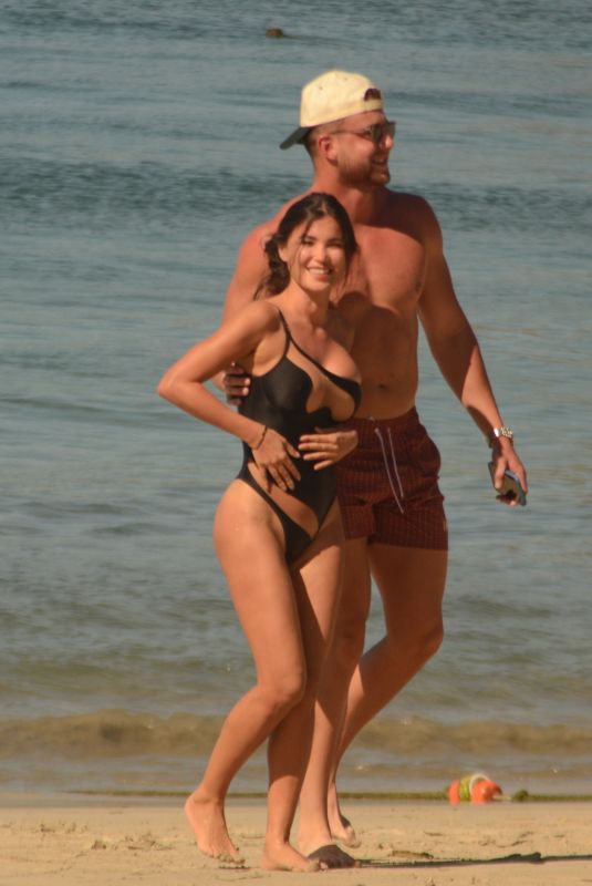 SVETA BILYALOVA and Harry Jowsey Out at a Beach of Papagayo in Cost Rica 01/09/2022