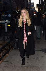 SYDNEY SWEENEY Leaves Drew Barrymore Show in New York 01/19/2022