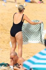 SYLVIA JEFFREYS in Swimsuit at a Beach in Sydney 01/30/2022